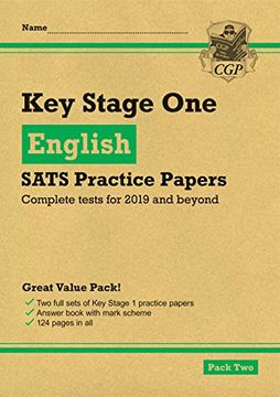 portada New ks1 English Sats Practice Papers: Pack 2 (For the Tests in 2019) (Cgp ks1 Sats Practice Papers) (in English)
