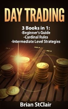 portada Day Trading: 3 Books: Beginners Guide through Intermediate Level (Money Management, Cash Flow, Stocks, Trading) (Volume 3)