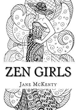 portada ZEN Girls: Drawing Amazing Zen Doodle Girls: Volume 4 (Zen doodle art)