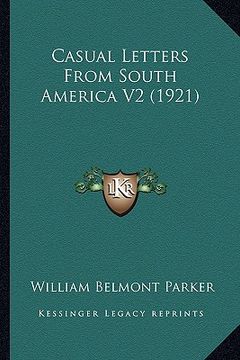 portada casual letters from south america v2 (1921) (en Inglés)