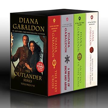 portada Outlander Volumes 5-8 (4-Book Boxed Set): The Fiery Cross, a Breath of Snow and Ashes, an Echo in the Bone, Written in my own Heart'S Blood (The Outlander, 5-8) (en Inglés)