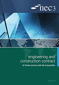 portada Nec3 Engineering and Construction Contract Option b: Price Contract With Bill of Quantities (en Inglés)