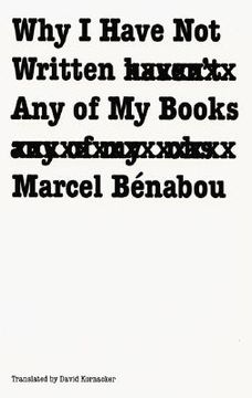 portada why i have not written any of my books (en Inglés)