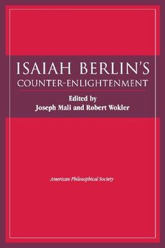portada Isaiah Berlin'S Counter-Enlightenment: 93 (Transactions of the American Philosophical Society) (en Inglés)