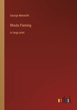 portada Rhoda Fleming: in large print (en Inglés)