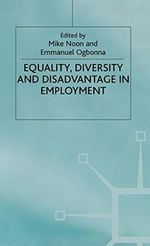 portada Equality. Diversity and Disadvantage in Employment (in English)