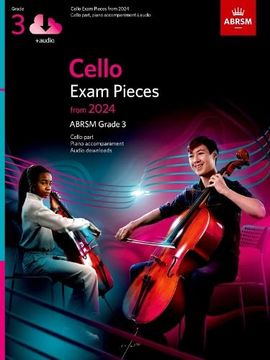 portada Cello Exam Pieces From 2024, Abrsm Grade 3, Cello Part, Piano Accompaniment & Audio (en Inglés)