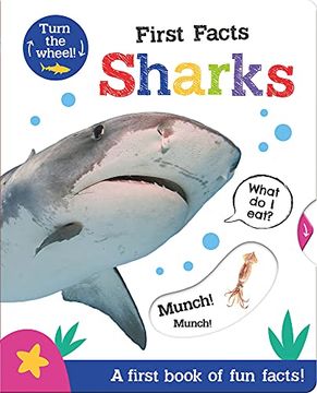 portada First Facts Sharks (Move Turn Learn (Turn-The-Wheel Books)) 