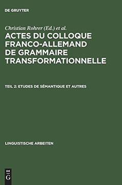 portada Etudes de Sémantique et Autres (in French)