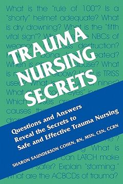 portada trauma nursing secrets (en Inglés)