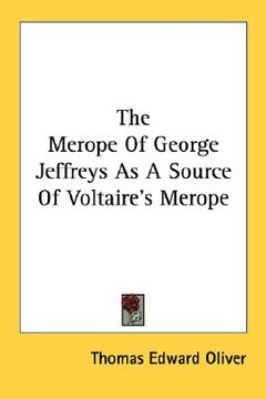 portada the merope of george jeffreys as a source of voltaire's merope