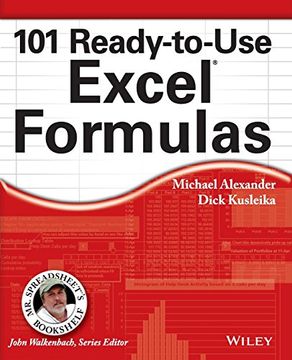 portada 101 Ready-To-Use Excel Formulas (Mr. Spreadsheet's Bookshelf) (en Inglés)