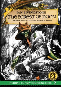 portada Official Fighting Fantasy Colouring Book 2: The Forest of Doom (The Official Fighting Fantasy Colouring Books) (en Inglés)