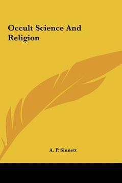 portada occult science and religion (en Inglés)