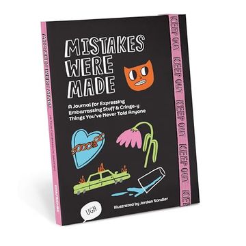 portada Em & Friends Mistakes Were Made Burn This Journal: A Guided Journal for Expressing Embarrassing Stuff & Cring-Y Things You've Never Told Anyone (en Inglés)