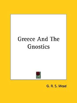 portada greece and the gnostics (en Inglés)