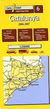 portada Catalunya 2006-07 1:250 000: (Cat/Cast/Anglès) (Mapas de carreteras. Comunidades autónomas y regio) (in English)
