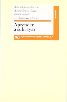 portada Aprender a Subrayar. Manual (in Spanish)
