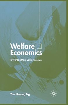 portada Welfare Economics: Towards a More Complete Analysis (in English)