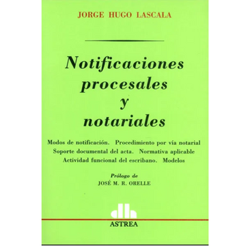 portada notificaciones procesales y notariales (in Spanish)