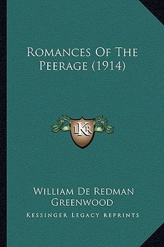 portada romances of the peerage (1914) (in English)