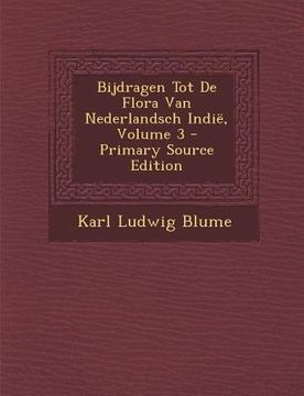 portada Bijdragen Tot de Flora Van Nederlandsch Indie, Volume 3