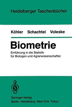 portada Biometrie: Einführung in die Statistik für Biologen und Agrarwissenschaftler (in German)