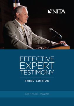 portada Effective Expert Testimony (en Inglés)