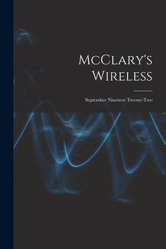 portada McClary's Wireless: September Nineteen Twenty-two (en Inglés)