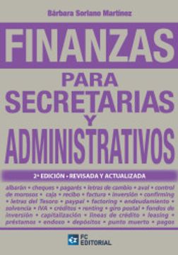 portada Finanzas Para Secretarias y Adminitrativos (in Spanish)