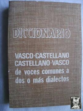 portada Diccionario Vasco Castellano y Castellano Vasco de Voces Comune