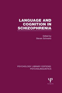 portada Psychology Library Editions: Psycholinguistics (in English)