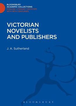 portada Victorian Novelists and Publishers (in English)