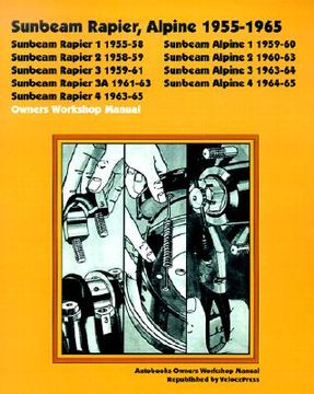 portada sunbeam rapier, alpine 1955-1965 autobook (in English)
