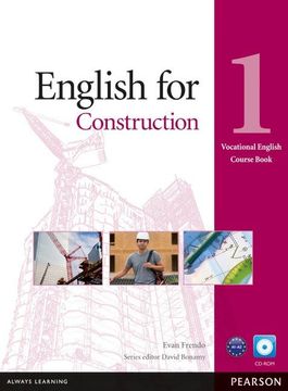 portada Vocational English. English for Construction. Cours. Per le Scuole Superiori. Con Cd-Rom: English for Construction Level 1 Cours and Cd-Rom Pack (in English)