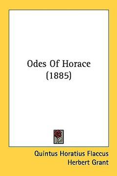 portada odes of horace (1885)