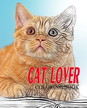 portada CAT LOVER Coloring Book: cat coloring book for adults: Volume 2