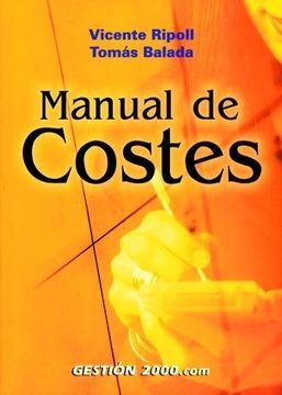 portada Manual de costes (FINANZAS Y CONTABILIDAD)