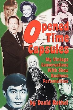portada opened time capsules: my vintage conversations with show business personalities (in English)