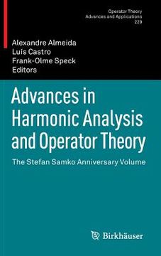 portada advances in harmonic analysis and operator theory: the stefan samko anniversary volume (en Inglés)