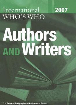 portada International Who's Who of Authors and Writers (in English)