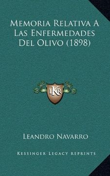 portada Memoria Relativa a las Enfermedades del Olivo (1898)