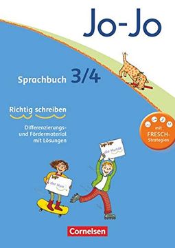 portada Jo-Jo Sprachbuch - Aktuelle Allgemeine Ausgabe. 3. /4. Schuljahr - Arbeitsblock (in German)