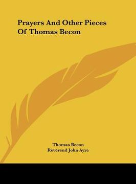 portada prayers and other pieces of thomas becon (en Inglés)