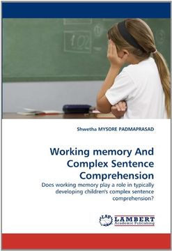 portada working memory and complex sentence comprehension (in English)
