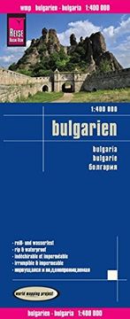 portada Bulgaria, mapa impermeable de carreteras. Escala 1:400.000 impermeable. Reise Know-How. (en Alemán)