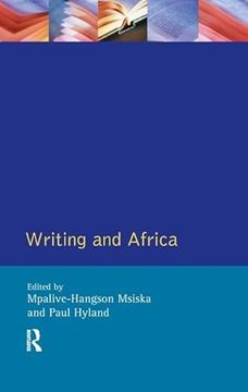 portada Writing and Africa (in English)