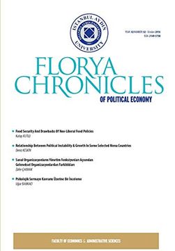 portada Florya Chronicles of Political Economy oct 2016 (Year 2 Number 2 - October) (en Inglés)