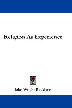 portada religion as experience