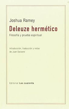 portada Deleuze Hermetico Filosofia y Prueba Espiritual